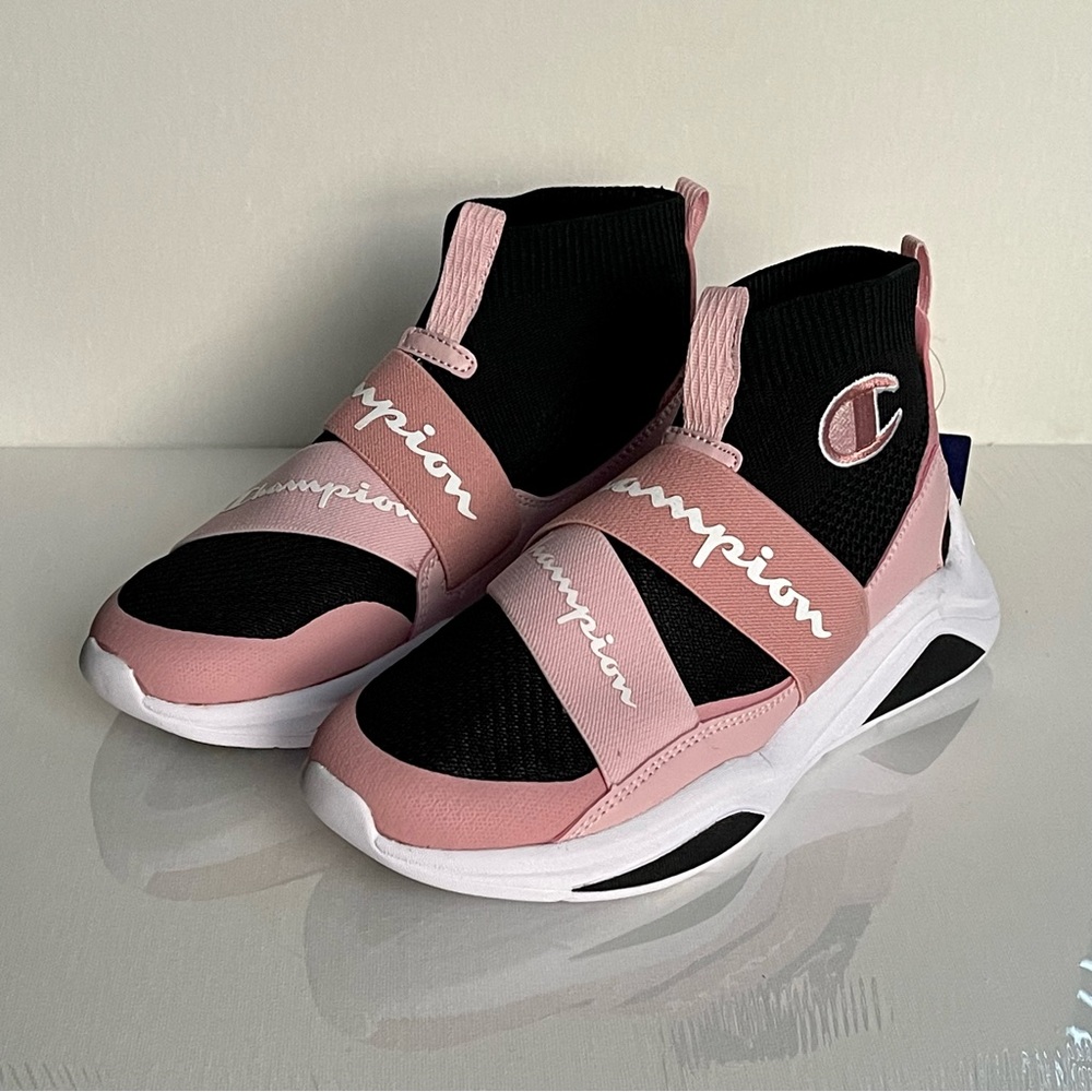 Women's Champion Lady Legend V Over Black/Rose/Hush Pink Shoes Size 6 W